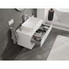 Mexen Orio meuble de salle de bain sous lavabo 90 cm avec plateau, 2 tiroirs, blanc mat - 91A10-09047-2-BFFC01