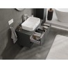 Mexen Orio meuble de salle de bains sous-lavabo 90 cm avec plateau, 2 tiroirs, graphite mat - 91A10-09047-2-BFFC66
