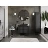 Mexen Orio armoire de salle de bain sous-lavabo 90 cm avec plateau, 2 tiroirs, noir mat - 91A10-09047-2-BFFC71