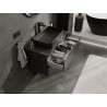 Mexen Orio armoire de salle de bain sous-lavabo 90 cm avec plateau, 2 tiroirs, noir mat - 91A10-09047-2-BFFC71