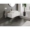 Mexen Orio armoire de salle de bain sous lavabo 100 cm avec plan de travail, 1 tiroir, blanc brillant - 91A10-10023-1-BFC00