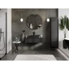 Mexen Orio meuble de salle de bain sous-vasque 100 cm avec plateau, 1 tiroir, noir mat - 91A10-10023-1-BFC71