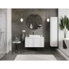Mexen Orio meuble de salle de bain sous-lavabo 100 cm avec plateau, 1 tiroir, blanc mat - 91A10-10047-1-BFC01