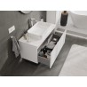 Mexen Orio meuble de salle de bain sous-lavabo 100 cm avec plateau, 1 tiroir, blanc mat - 91A10-10047-1-BFC01