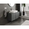 Mexen Orio meuble de salle de bain sous-lavabo 100 cm avec plateau, 1 tiroir, graphite mat - 91A10-10047-1-BFC66