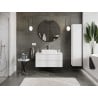Mexen Orio meuble de salle de bain sous lavabo 100 cm avec plateau, 2 tiroirs, blanc mat - 91A10-10047-2-BFFC01