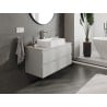 Mexen Orio armoire de salle de bain sous lavabo 100 cm avec plateau, 2 tiroirs, gris mat - 91A10-10047-2-BFFC62