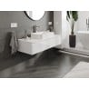 Mexen Orio meuble de salle de bain sous lavabo 120 cm avec plateau, 1 tiroir, blanc brillant - 91A10-12023-1-BFC00