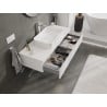 Mexen Orio armoire de salle de bains sous-évier 120 cm avec plateau, 1 tiroir, blanc mat - 91A10-12023-1-BFC01
