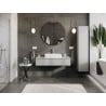 Mexen Orio armoire de salle de bain sous lavabo 120 cm avec dessus, 1 tiroir, gris mat - 91A10-12023-1-BFC62