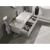 Mexen Orio armoire de salle de bain sous lavabo 120 cm avec dessus, 1 tiroir, gris mat - 91A10-12023-1-BFC62