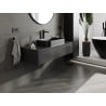 Mexen Orio meuble de salle de bains sous lavabo 120 cm avec plateau, 1 tiroir, noir mat - 91A10-12023-1-BFC71
