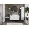 Mexen Orio meuble de salle de bains sous lavabo 120 cm avec plateau, 1 tiroir, blanc mat - 91A10-12047-1-BFC01
