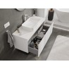 Mexen Orio meuble de salle de bains sous lavabo 120 cm avec plateau, 1 tiroir, blanc mat - 91A10-12047-1-BFC01