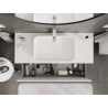 Mexen Orio meuble de salle de bains sous lavabo 120 cm avec plateau, 1 tiroir, blanc mat - 91A10-12047-1-BFC01