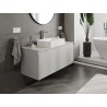 Mexen Orio armoire de salle de bain sous lavabo 120 cm avec plateau, 1 tiroir, gris mat - 91A10-12047-1-BFC62