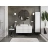 Mexen Orio meuble de salle de bain sous-lavabo 120 cm avec plateau, 2 tiroirs, blanc mat - 91A10-12047-2-BFFC01