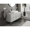 Mexen Orio meuble de salle de bain sous lavabo 120 cm avec plateau, 2 tiroirs, gris mat - 91A10-12047-2-BFFC62