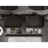 Mexen Orio armoire de salle de bain sous-vasque 140 cm avec plateau, 2 tiroirs, noir brillant - 91A10-14047-2-BFFC70