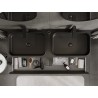 Mexen Orio meuble de salle de bain sous lavabo 140 cm avec plan de travail, 2 tiroirs, noir mat - 91A10-14047-2-BFFC71