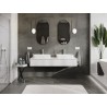Mexen Orio meuble de salle de bains sous lavabo 160 cm avec plateau, 1 tiroir, blanc brillant - 91A10-16023-1-BFC00