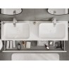 Mexen Orio meuble de salle de bain sous-lavabo 160 cm avec plan, 2 tiroirs, blanc mat - 91A10-16047-2-BFFC01