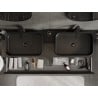 Mexen Orio meuble de salle de bains sous-lavabo 160 cm avec plan, 2 tiroirs, noir brillant - 91A10-16047-2-BFFC70