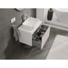 Mexen Rivel meuble de salle de bains sous lavabo 70 cm avec plateau, 1 tiroir, rainuré, blanc mat - 91A20-07047-1-BFC01