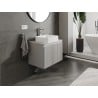 Mexen Rivel meuble de salle de bain sous lavabo 70 cm avec plateau, 1 tiroir, rainuré, gris mat - 91A20-07047-1-BFC62