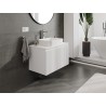 Mexen Rivel meuble de salle de bain sous-lavabo 80 cm avec plateau, 1 tiroir, rainuré, blanc mat - 91A20-08047-1-BFC01