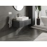 Mexen Rivel meuble de salle de bains sous lavabo 90 cm avec plateau, 1 tiroir, rainuré, graphite mat - 91A20-09023-1-BFC66