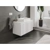Mexen Rivel meuble de salle de bain sous lavabo 90 cm avec plateau, 1 tiroir, rainuré, blanc mat - 91A20-09047-1-BFC01