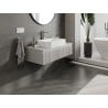 Mexen Rivel meuble de salle de bain sous lavabo 100 cm avec plateau, 1 tiroir, rainuré, gris mat - 91A20-10023-1-BFC62