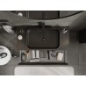 Mexen Rivel meuble de salle de bain sous lavabo 100 cm avec plateau, 1 tiroir, rainuré, noir mat - 91A20-10023-1-BFC71
