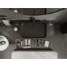 Mexen Rivel meuble de salle de bain sous-lavabo 100 cm avec plateau, 2 tiroirs, rainuré, noir mat - 91A20-10047-2-BFFC71