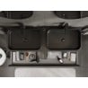 Mexen Rivel armoire de salle de bain sous lavabo 140 cm avec plateau, 1 tiroir, rainuré, noir mat - 91A20-14023-1-BFC71
