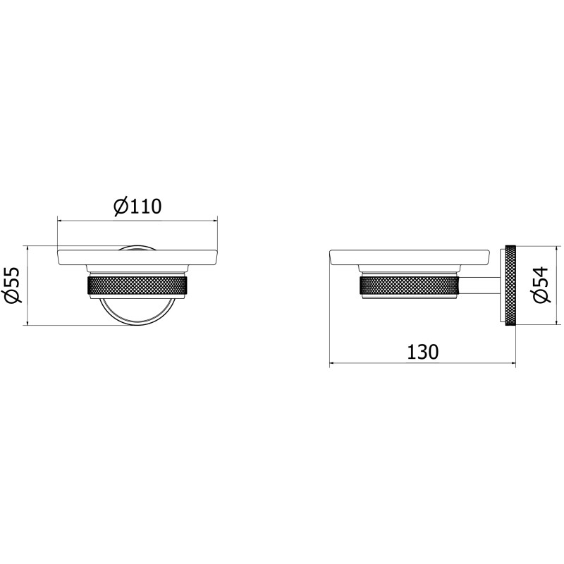 Mexen Gravo mon porte-objet, chrome - 70A93055-00