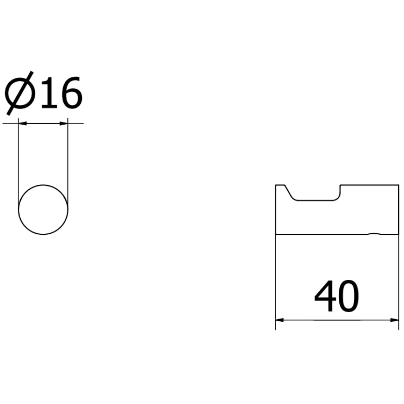 Mexen Loop crochet pour serviette (2 pcs), blanc - 70A71012-20