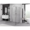 Mexen Exo-B Duo 3S cabine de douche à 3 parois pivotante 90 x 75 cm, transparent, chrome - 814-090-075-01-00-3S