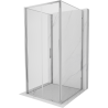 Mexen Exo-3S cabine de douche pliante à 3 parois 95 x 95 cm, transparente, chromée - 816-095-095-01-00-3S