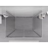 Mexen Exo-F 3S cabine de douche à 3 parois pliable 90 x 70 cm, transparent, chrome - 816-090-070-01-00-3S