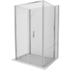 Mexen Exo-F 3S cabine de douche pliante 3 parois 90 x 100 cm, transparent, chrome - 816-090-100-01-00-3S
