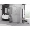 Mexen Exo-F 3S cabine de douche 3 parois pliante 85 x 110 cm, transparent, chrome - 816-085-110-01-00-3S