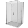 Mexen Exo-3S cabine de douche pliante à 3 parois 110 x 120 cm, transparent, chrome - 816-110-120-01-00-3S