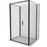 Mexen Exo-3S cabine de douche à 3 parois pliable 85 x 95 cm, transparent, noir - 816-085-095-70-00-3S