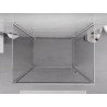 Mexen Exo-B 3S cabine de douche 3 parois pivotante 90 x 70 cm, transparent, chromé - 817-090-070-01-00-3S
