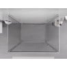 Mexen Exo-3S cabine de douche à 3 parois pivotante 100 x 85 cm, transparent, chrome - 817-100-085-01-00-3S