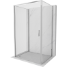 Mexen Exo-3S cabine de douche à 3 parois pivotante 85 x 95 cm, transparent, chromé - 817-085-095-01-00-3S