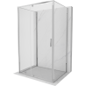 Mexen Exo-R 3S cabine de douche 3 parois pivotantes 90 x 70 cm, transparent, chrome - 819-090-070-01-00-3S