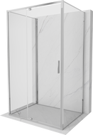 Mexen Exo-R 3S cabine de douche à 3 parois pivotante 145 x 70 cm, transparent, chrome - 819-145-070-01-00-3S